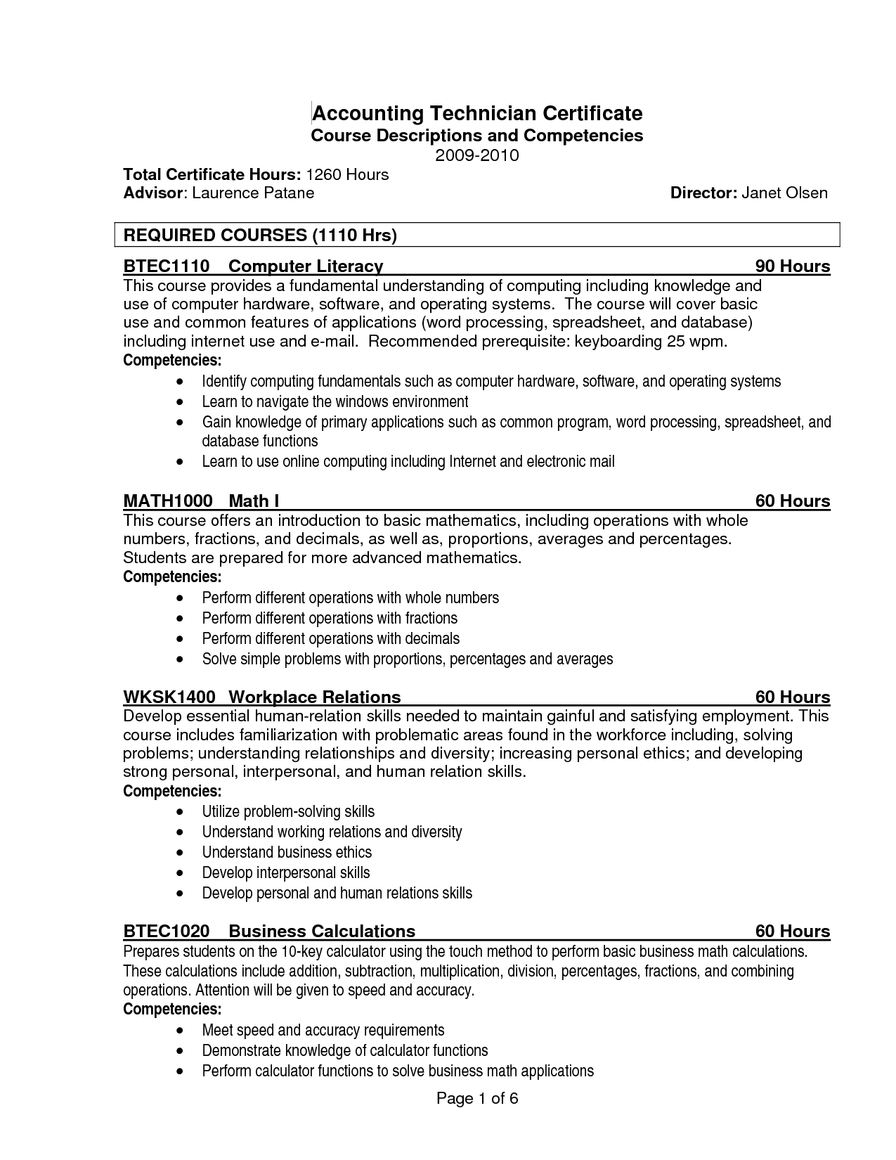 Resume Certification | Resume For Study