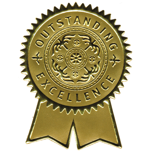 Certificate Seal Template. certificate achievement template gold 