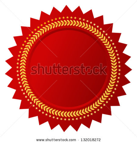 Gold Foil Certificate Seal Star | Anderson's