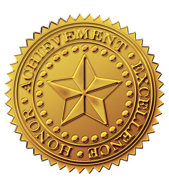 Great Papers Foil Certificate Seals 1 34 Gold Pack Of 50 by Office Great Papers Foil Certificate Seals 1 34 Gold Pack Of 50 by Office