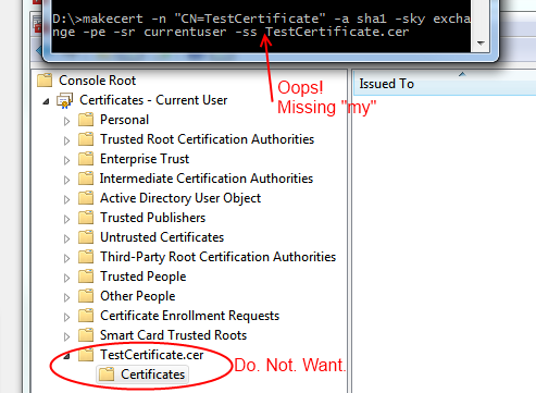 Removing a Windows System Certificate Store | DigitallyCreated Removing a Windows System Certificate Store | DigitallyCreated