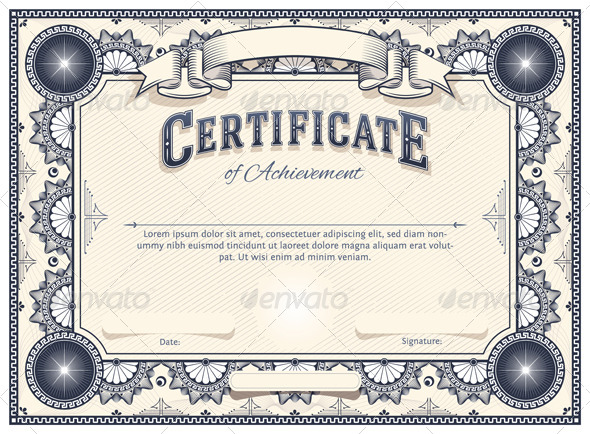 4 Designer | Certificate template design 03 Vector