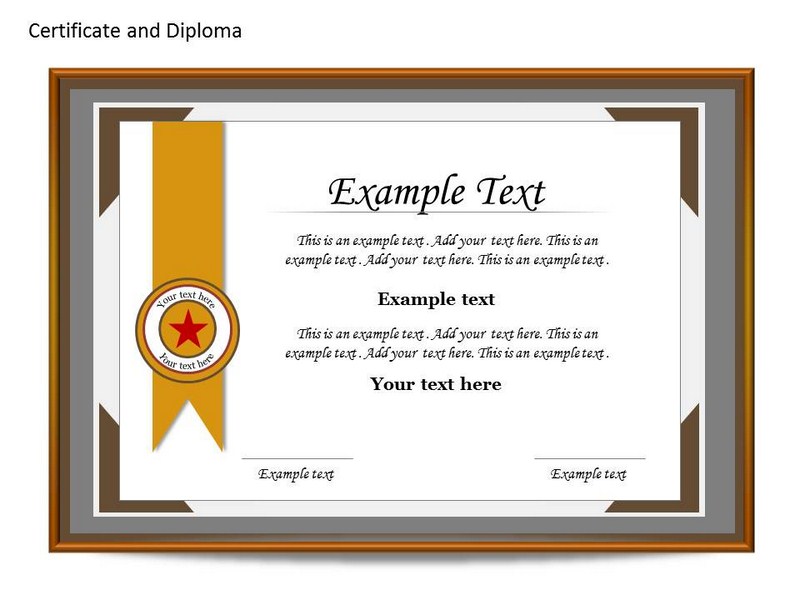 Certificate Template For Powerpoint certificates templates free