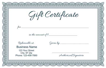 certificate template maker gift certificate maker template trove 