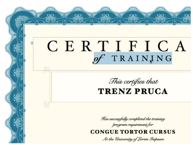 Certificate Templates for Pages | Certificate Templates