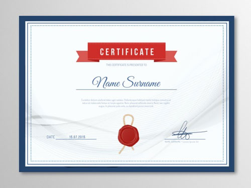 certificate templates psd 12 professional certificate templates 