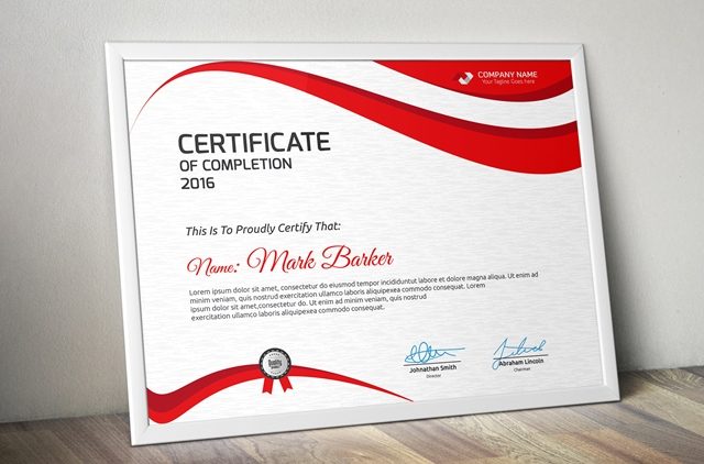 20+ Free and Premium PSD Certificate Templates Webprecis