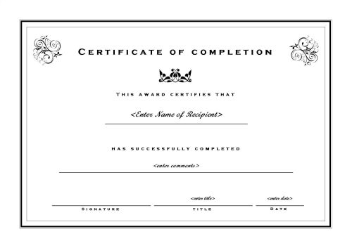 Certificates Templates & Sample – Design Excellent Certificates 