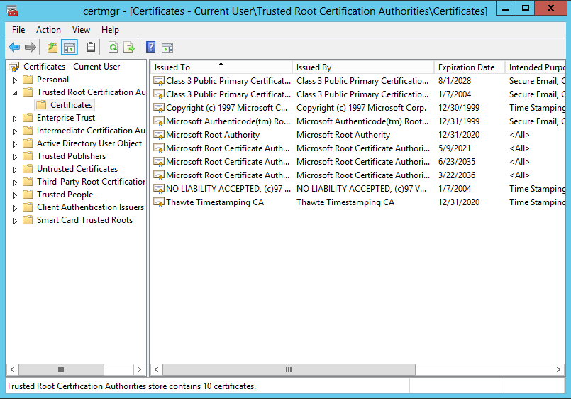 Windows XP: Certificate Status and Revocation Checking Tech