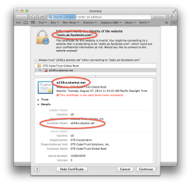 SHIKOJE ..: Safari users hit by Facebook certificate error