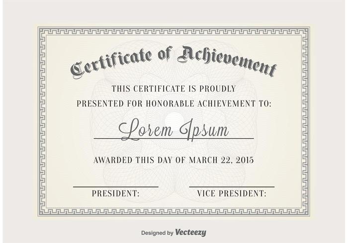 Certificate Vector Template Download Free Vector Art, Stock 