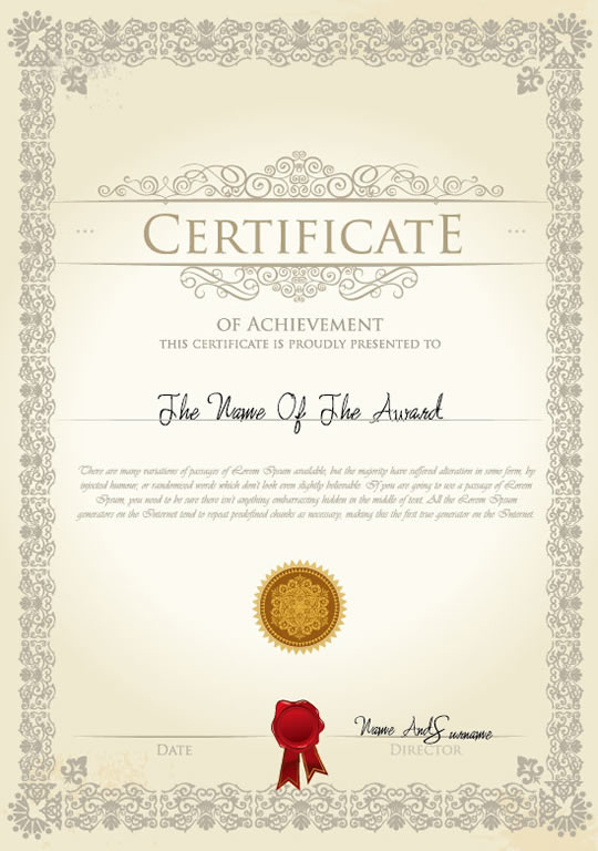 Certificate 3 | Free Vector Graphic Download