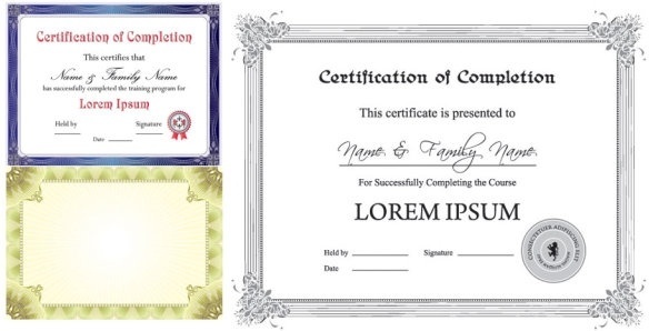 Certificate free vector download (817 Free vector) for commercial 