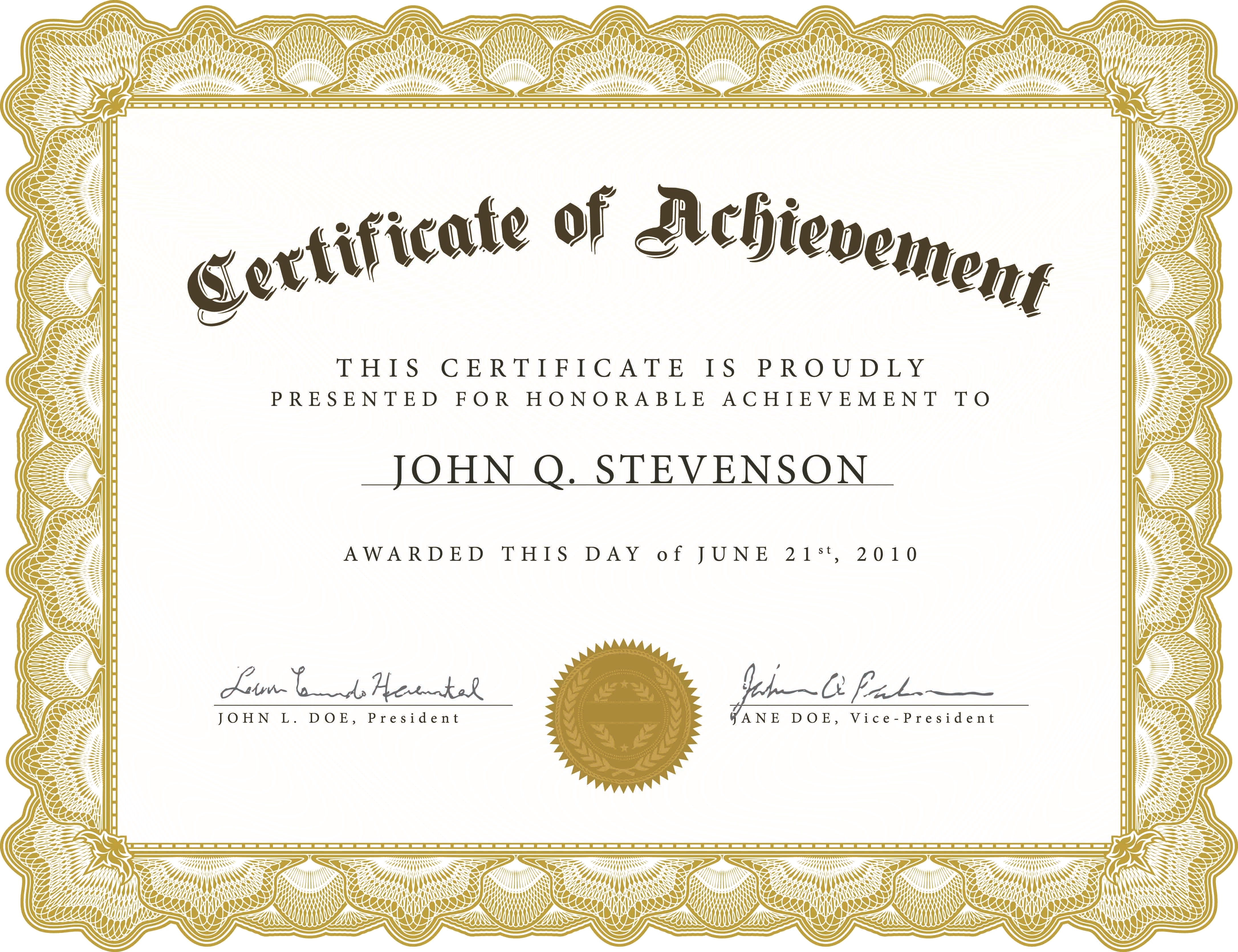 Awards Certificates | Free Templates Clip Art & Wording | Geographics