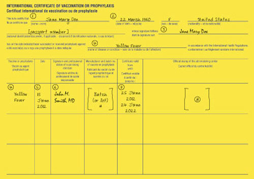 IAMAT | Indonesia | Yellow Fever